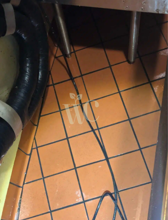 Clean floor after W.I.H. Clean service.